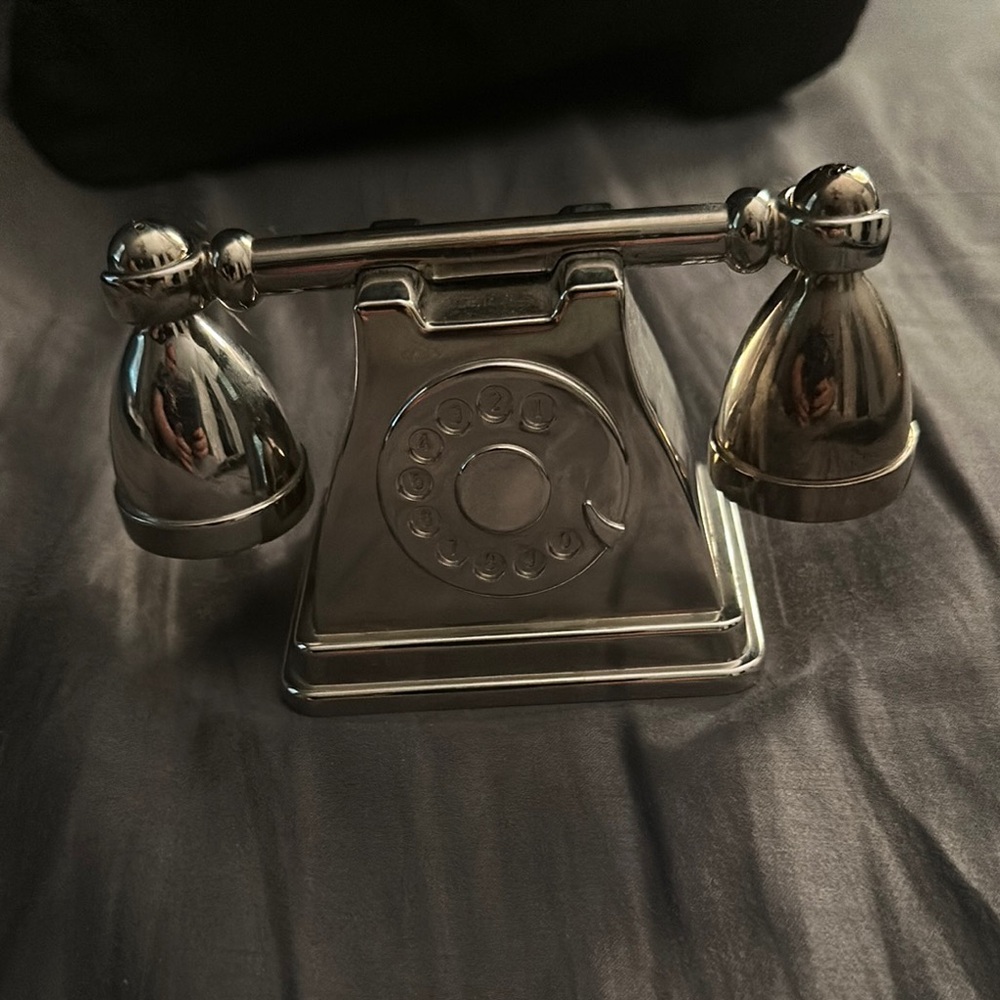 Vintage phone salt and pepper shakers